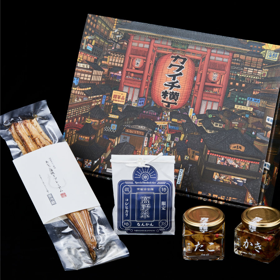 カクイチ横丁 スペシャルセット「肴」| トロあなご飯・牡蠣