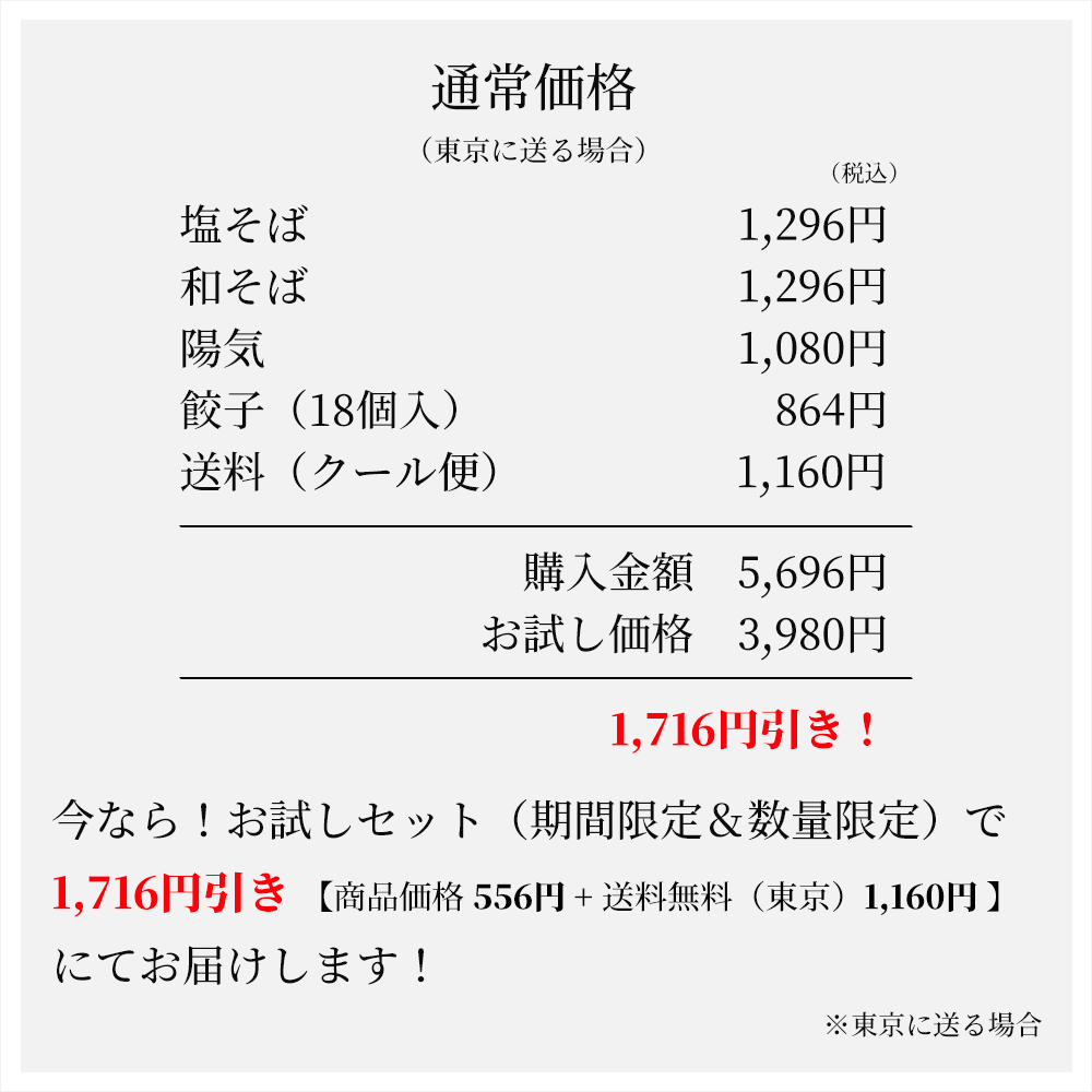 お得なお試しセット