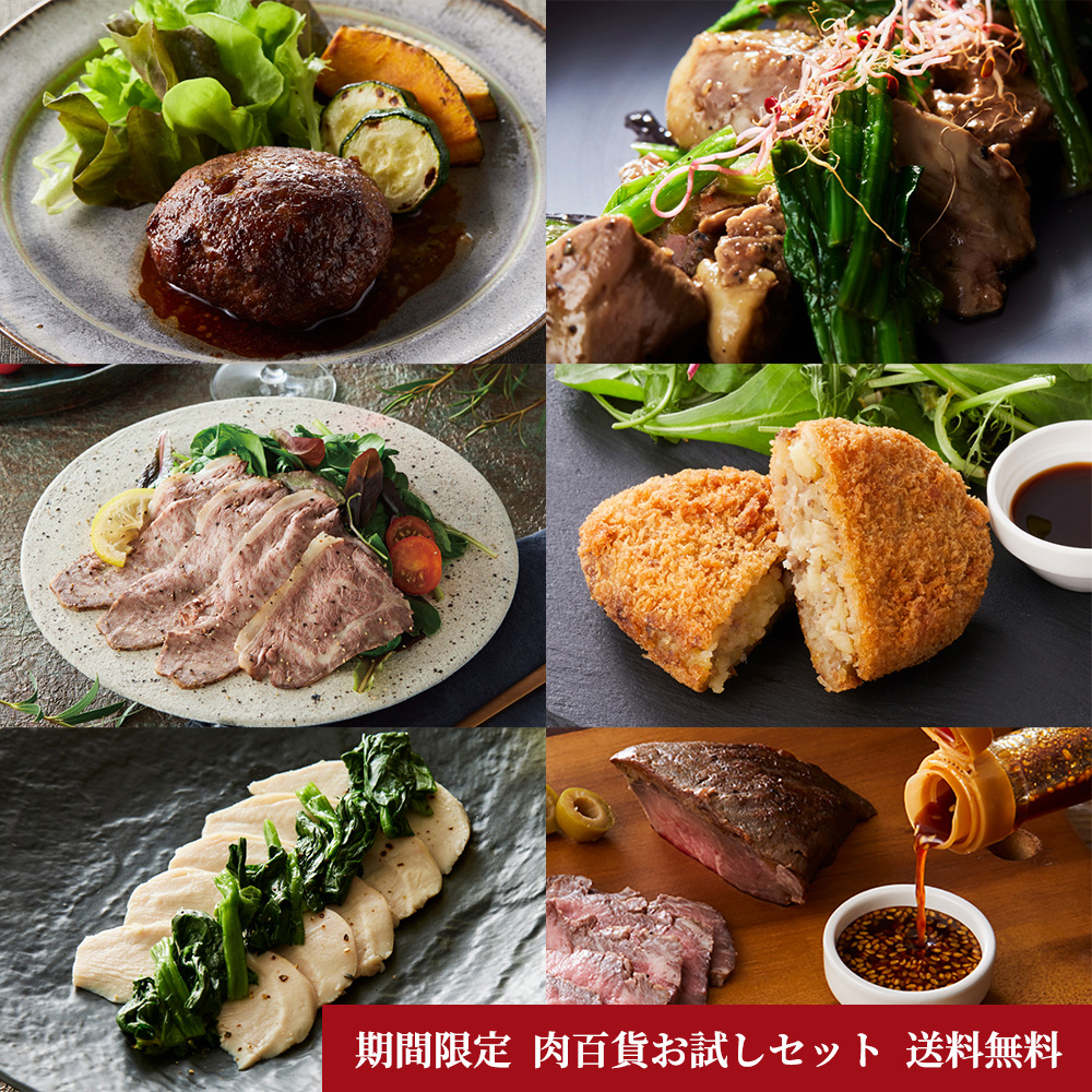 期間限定 「肉百貨」お試しセット 送料無料